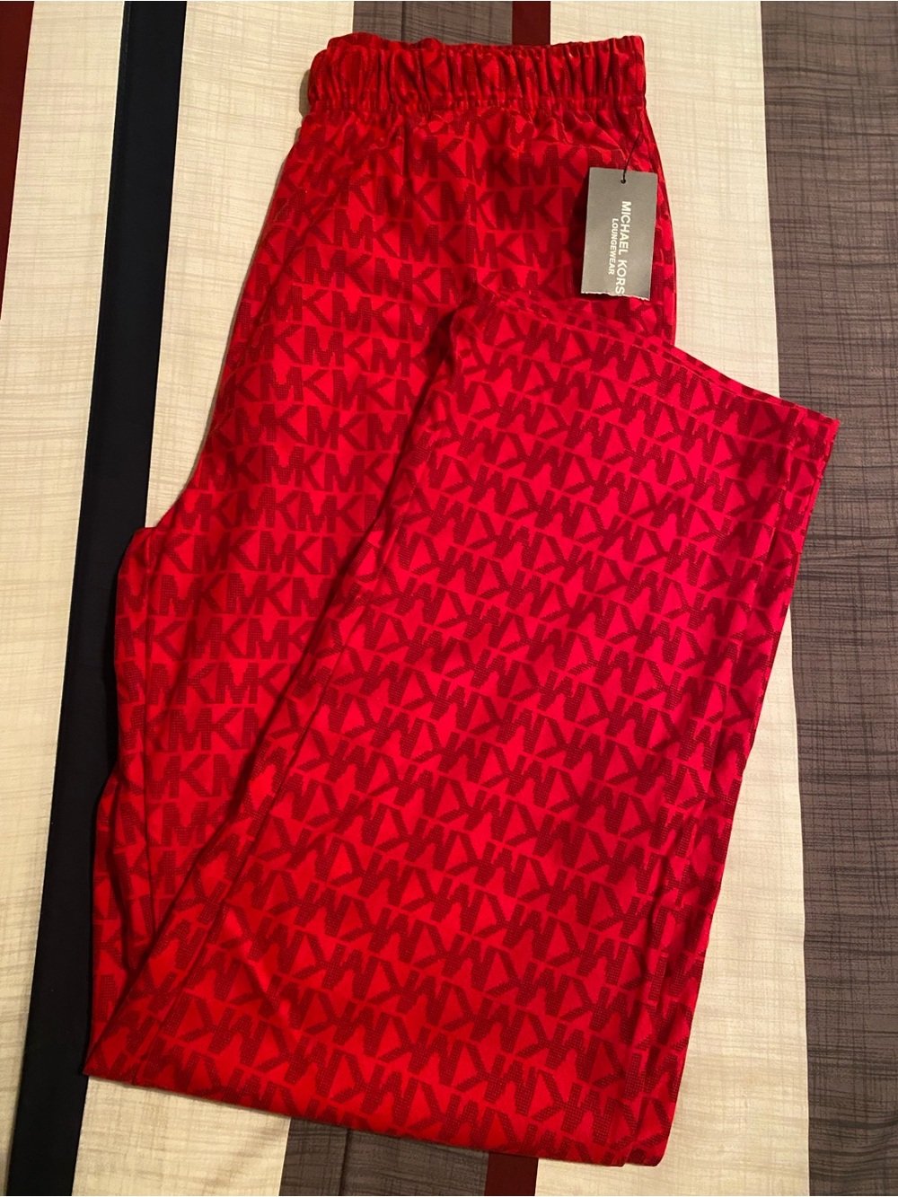 Michael Kors Red Logo-Print Men’s Pijama Pants
